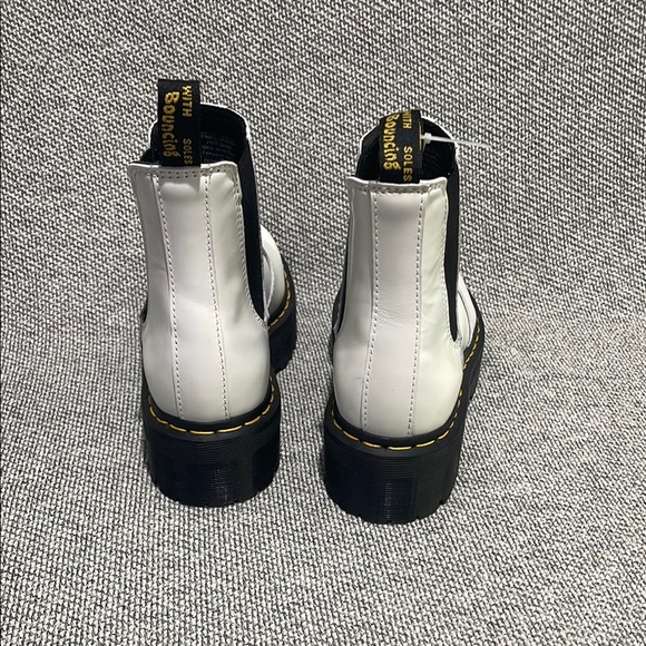 Dr. Martens White Chelsea Boots - Picture 5 of 16